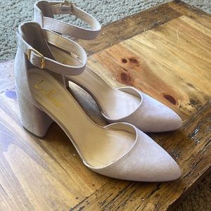Brand new LuLus chunky heels
